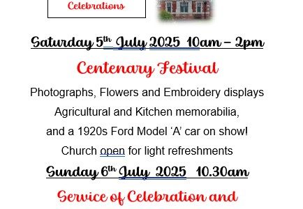 Collingham Centenary Celebrations